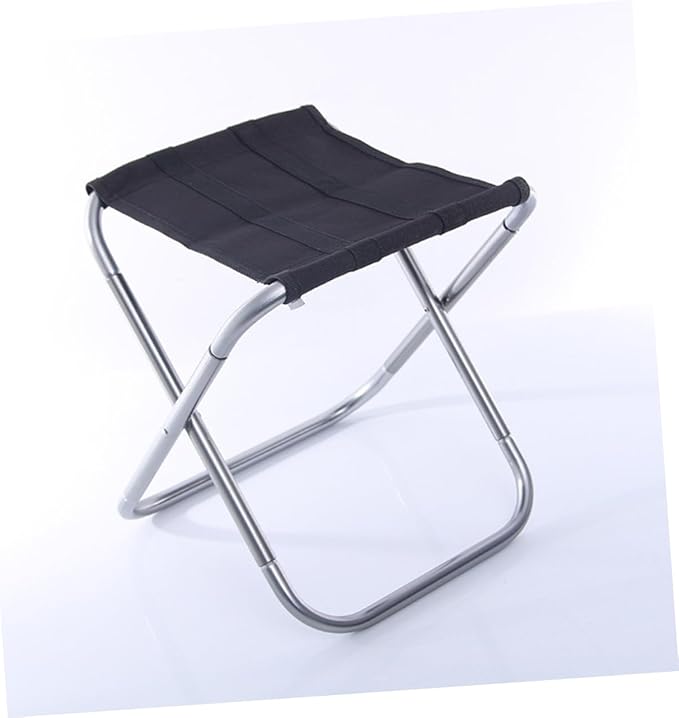 Folding Camping Stool Aluminum Alloy Heavy Duty Compact for Outdoor Activities Travel-Friendly