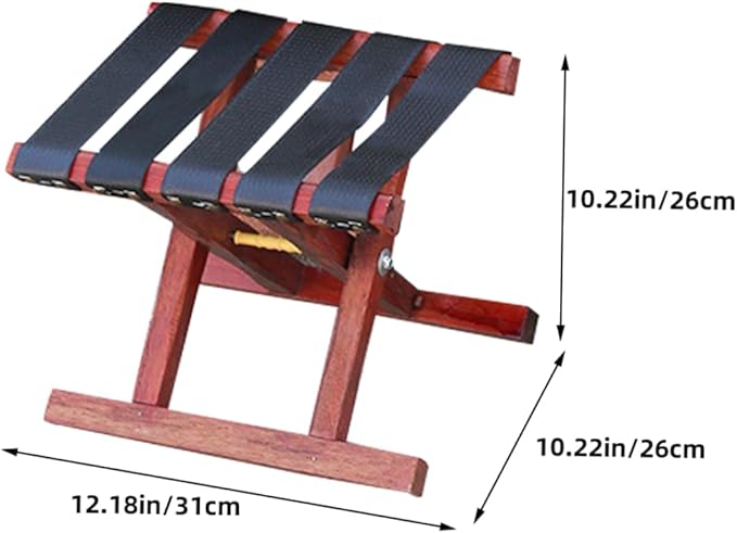 Milisten Outdoor Folding Stool Lightweight Portable Bench for Camping Fishing and Beach Use Foldable Design Ergonomic Comfort for Adults Space-Saving Storage
