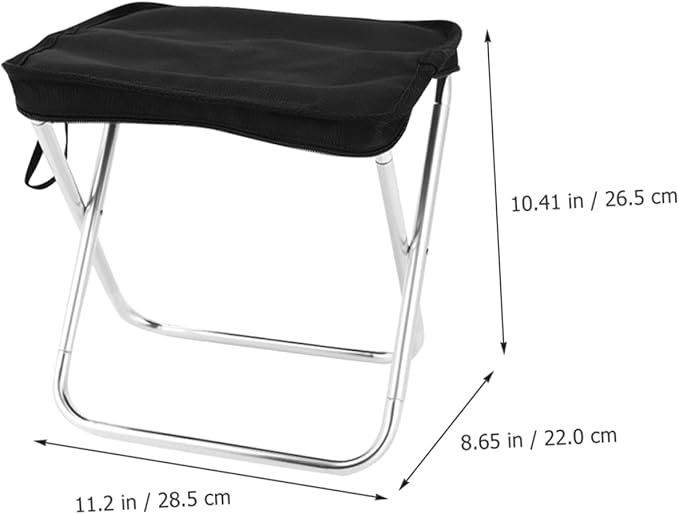 Lightweight Camping Stool Fishing Chair for Outdoor Adventures Portable Resting Seat for Picnics Hiking and Travel