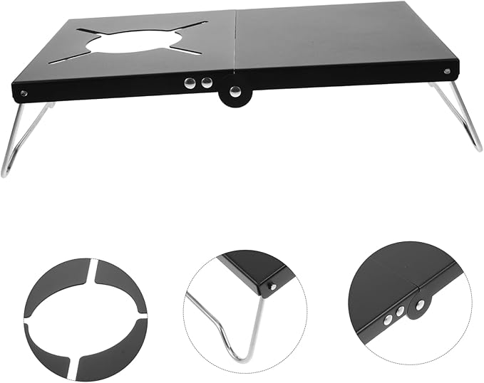 BESPORTBLE Camping Table Adjustable for Outdoor Grill BBQ Side Table for Garden Patio and Use