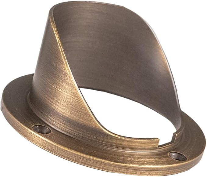 VOLT 12V 3-in-1 Waterproof IP68 Mini in-Grade Light with Brass Shielded Top (Bronze) for Low Voltage Landscape Lighting of Outdoor Pathway Garden Fountain or Pond