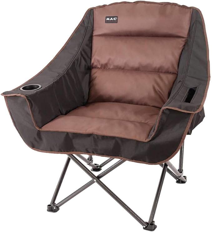 MacSports Modern Club Chair-Brown