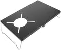 BESPORTBLE Camping Table Adjustable for Outdoor Grill BBQ Side Table for Garden Patio and Use