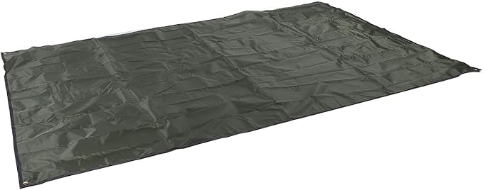 Camping Tent Tarp Water Proof Beach Mat Tent Floor Saver Oxford Cloth Picnic Blanket Sunshade for Outdoor Camping Beach Picnic Family Gathering 240x220cm with Storage Bag (OD Green)
