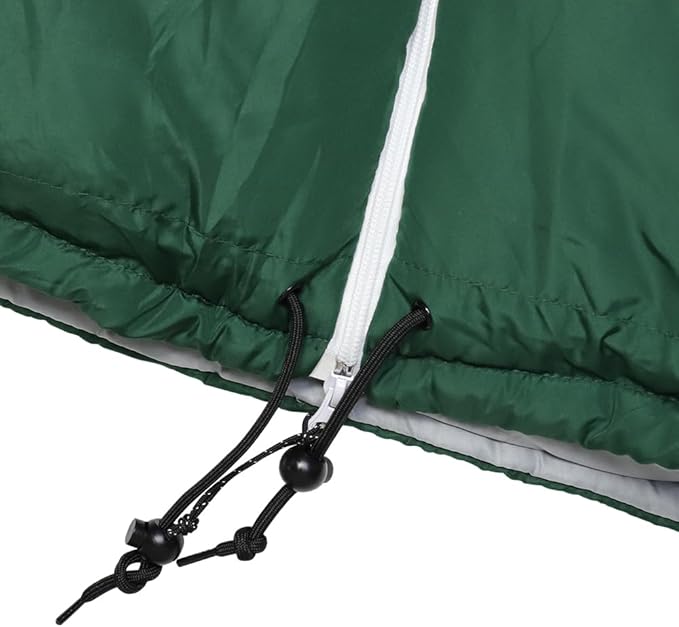 Thermotuff Wearable Sleeping Bag with Dual Hoodie Long Sleeves Pockets &amp Adjustable Drawstring - Ideal for Camping Cold Weather Hiking and Stadium Sak Blanket