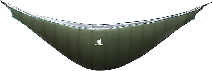 GEERTOP Ultralight Hammock Underquilt for Camping Full Length Camp Hammock Underquilts Warm 3-4 Seasons Essential Outdoor Survival Gear for Hiking Backpacking Travel