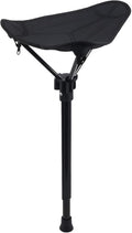 Portable Folding Stool Chair Lightweight Compact Outdoor Camping Seat for Hiking Fishing and Travel Adjustable Height Black Portable Stick Stool for Adults