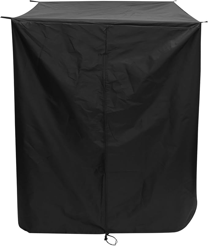 Boat Privacy Tent Boat Privacy Curtain Boat Changing Room Portable Boat Changing Room with Storage Bag Easy to Install Hanging Privacy Partition for Pontoon Boats (Black)