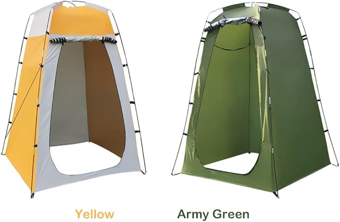 Lixada Outdoor 6FT Quick Set Up Privacy Tent Toilet Camp Shower Portable Changing Room for Camping Shower Biking Toilet Beach