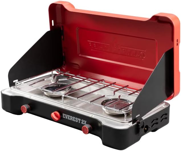 Camp Chef Everest 2X 2-Burner Portable Camping Stove 40000 BTUs Propane