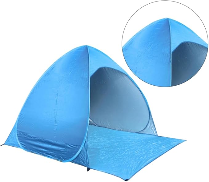 1Pc Automatic Beach Tent Sunshade Lightweight Pop Up Tent for Outdoor Activities Portable Camping Shelter for Beach Parties Durable UV Protection Easy to Carry