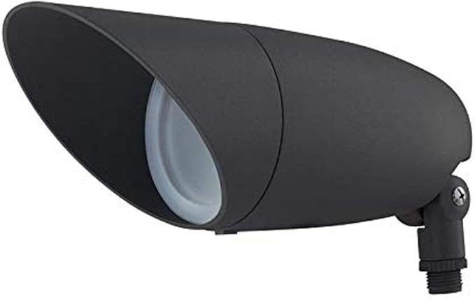 Nuvo 62/1207 One Light 12.2-Inch LED Landscape Floodlight 12W/120V 3000K/1240 Lumens Dark Gray