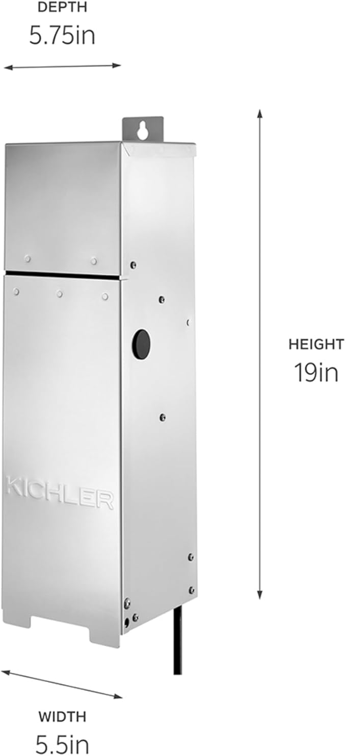 Kichler Pro Series Transformer 300W in Stainless Steel Compact Outdoor Power Supply 15PR300SS