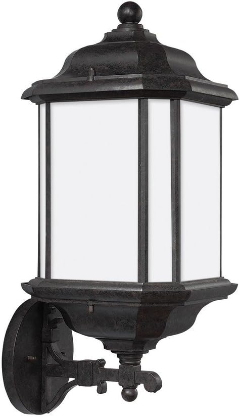 Sea Gull Lighting 84532-746 Kent One-Light Outdoor Wall Lantern Oxford Bronze