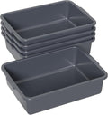 8 L Small Commercial Bus Tub Plastic Wash Pan Basin 5 Packs