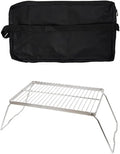 Folding Barbecue Table Stainless Steels Grilling Table With Legs Camping Tables Foldable Camping Equipment Stove Rack