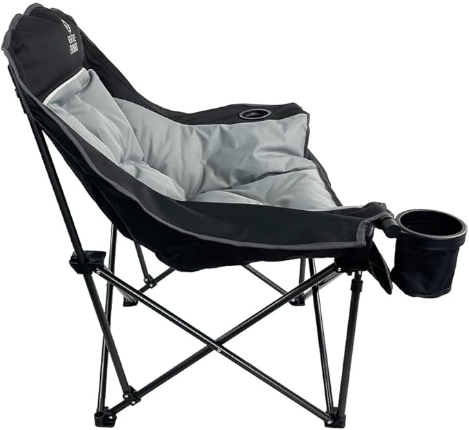 Oversized Folding Camping Chair - Portable and Comfortable 400 lbs. Weight Capacity - Perfect for Camping and Outdoor Activities