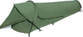 MT Military Hideaway Bivy Cover Stealth Compact Single-Pole Hooped Tent for Modular Sleeping Bags with Mosquito Bug Net MeshWaterproof Breathable Outer Shell Minimalist Shelter