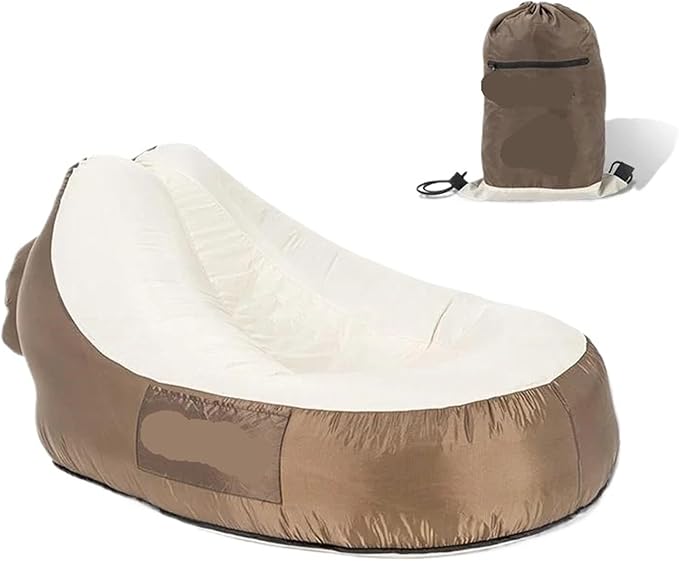 Camping Ultra Light Air Lazy Inflatable Sofa Bed Fast Inflatable Polyester Waterproof Portable Outdoor Air Bed