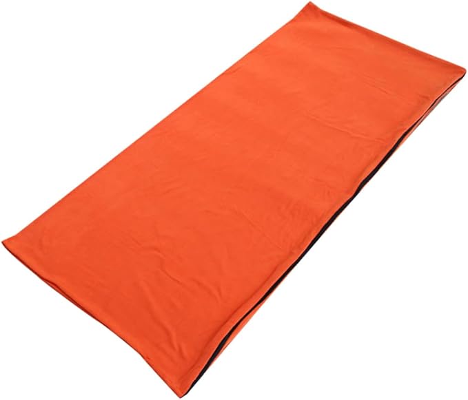 Alipis Portable Orange Outdoor with Adjustable Zipper Breathable Fleece Design Compact Travel Storage for Camping Hiking Backpacking and Trekking Activities