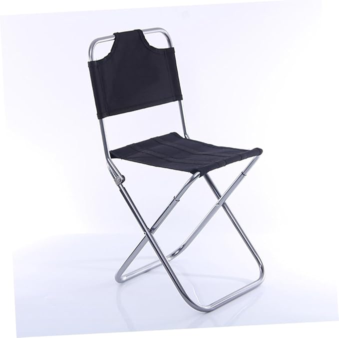 Collapsible Camping Chair Aluminum Folding Stool Padded Beach Seat Lightweight for Travel Rocker Chair