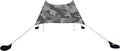 Neso Grande Portable Beach Tent Sun Shelter - Lightweight Beach Shade Canopy - Easy Setup for Family Outings - Patented Reinforced Corners - UPF 50+ Sun Protection - 7ft Tall 9 x 9ft