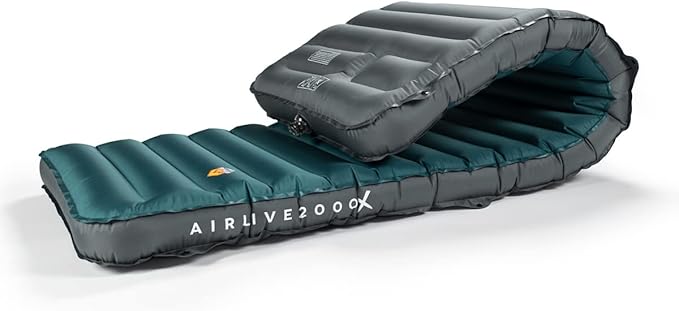 ZOOOBELIVES 3D Wrapping Inflatable Camping Sleeping Pad with Built-in Pump Extra Thick and Wide Ultimate Comfortable Compact Camp Air Mat for Tent Car Traveling and Backpacking - Airlive2000X