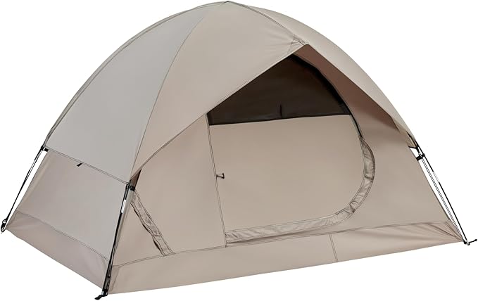 Spacious Waterproof 2/4 Person 4-Season Tent with Big Rain Fly – Versatile Outdoor Camping Tent for Hiking Backpacking and Festivals – Easy Setup &amp Durable Design