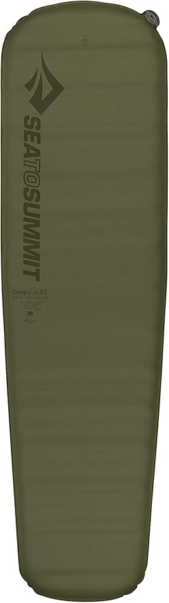 Sea to Summit Camp Plus Self-Inflating Foam Sleeping Mat for Camping Tapered - Regular (72 x 20 x 3 inches)