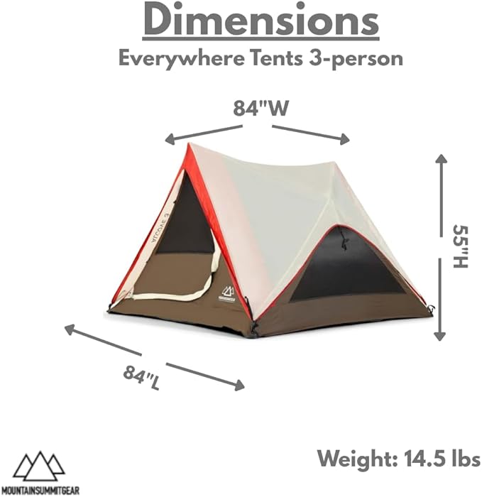 Rapid Series Quick Setup Camping Tent Integrated Steel Frame Family Tent Made with Waterproof 150d Fabric and 190d Fabric Rain Fly for Family Outdoor Camping