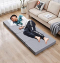 Folding Camping Cot for Adults Heavy Duty Outdoor Bed with Carry Bag Layer Travel Camp Cots Portable Cot Extra WideThick Four-Folding MattressGuest Mattress with Removable CoverSoft Singl