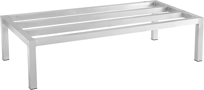 Commercial NSF Aluminum Dunnage Rack - 2500 lb. Weight Capacity - 48x24x12 (28W-138)