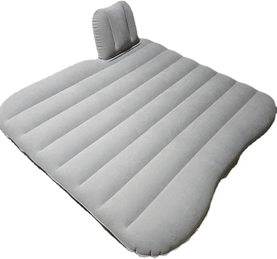 Inflatable Mattress Car Back Seat Air Cushion Camping Inflatable Cushion Flocking Wear-Resistant Material 85x45 Cm Portable Size