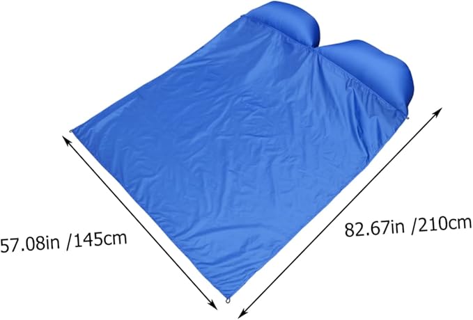 4pcs Travel Sleeping Mats Inflatable Mattress Camping Oxford Material Easy to Carry Store Comfortable Pillow