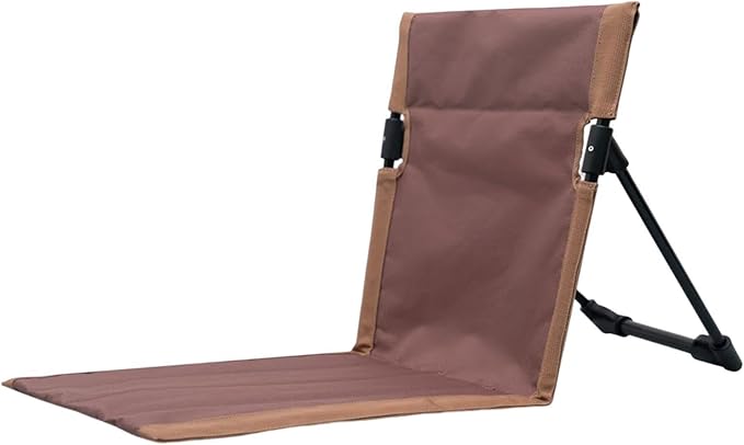 Legless Chair - Folding Chair Camping Folding Beach Chairs | Low Profile Beach Chairs with Stable Triangular Base Beach Chair with High Strength Backpack Beach Chairs for Picnic Camping Travel
