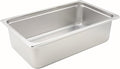 Winco Full Size 6 Deep Metal Food Pan/Steam Table Pan Anti-Jam 22 Gauge