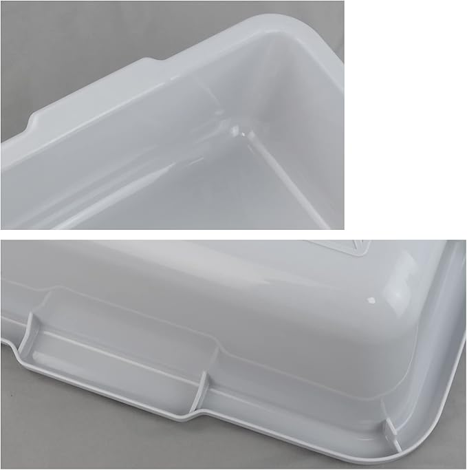 25 Quart Plastic Commercial Bus Box Restaurant Bus Tubs 4 Packs