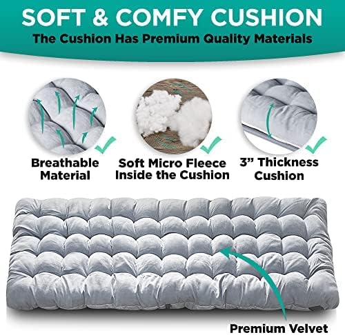ZONETECH Folding Cot &amp Pad Mattress 4 Position Adjustable Portable Premium Quality for Adult and Kids-Perfect for Camping Travel Patio Beach Indoor &amp Outdoor Activity (4-Pack)