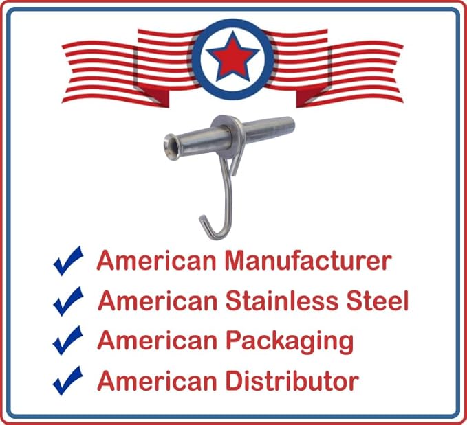 5/16 Stainless Steel Maple Spouts with Hooks – Premium Tapping Spiles for Collecting Sap &amp Making Maple Syrup (10)