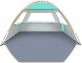Gorich Beach Tent Sun Shelter for 3/4/6/8/10 Person with UPF 50＋ UV Protection Lightweight &amp Easy Setup Beach Shade Canopy Portable Beach Shade Tent Beach Cabana