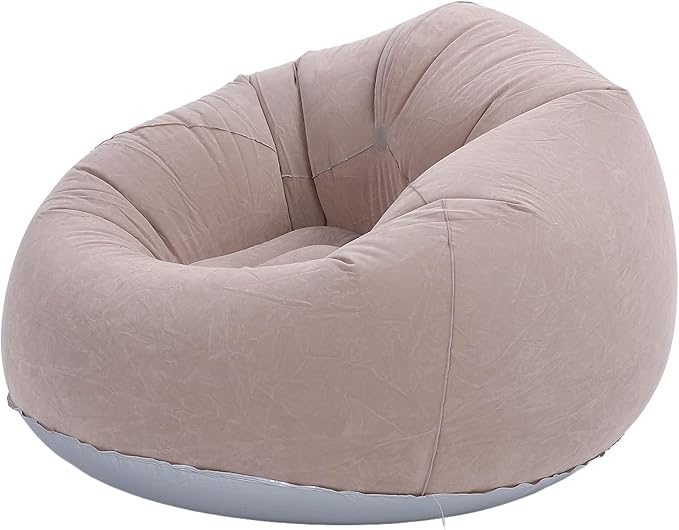 Comfortable Inflatable Lounge Chair for Living Room Bedroom Playroom Ergonomic Design Outdoor Travel Camping Picnic Beach Chaise Lounges