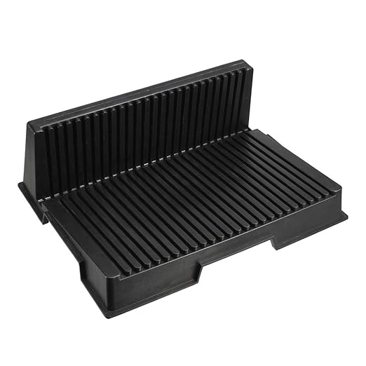 uxcell PCB Tray ESD Shelf Storage Turnover Rack L-Type 25 Slot