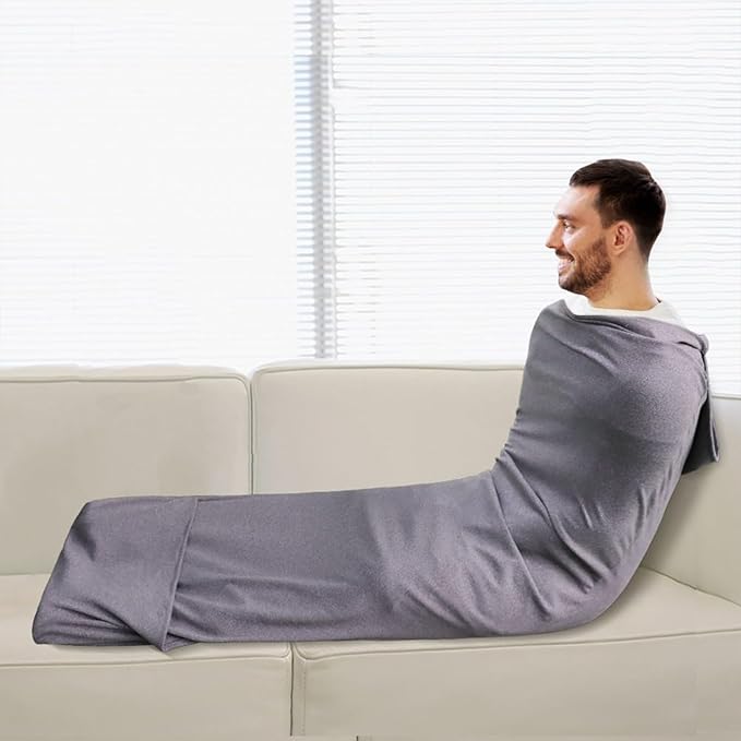 Wearable Sleep Pod Hug Blanket for Adults Perfect for Stress Relief and Better Sleep Breathable Portable Sleeping Bag Ideal Travel Companion Enhance Relaxation with Sleep Pod Adult