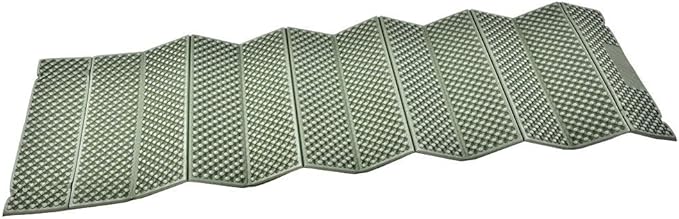 Folding Sleeping Pad Outdoor Foldable Beach Mats Camping Tent Sleeping Pad Mattress for Yoga Camping Picnic(Green)