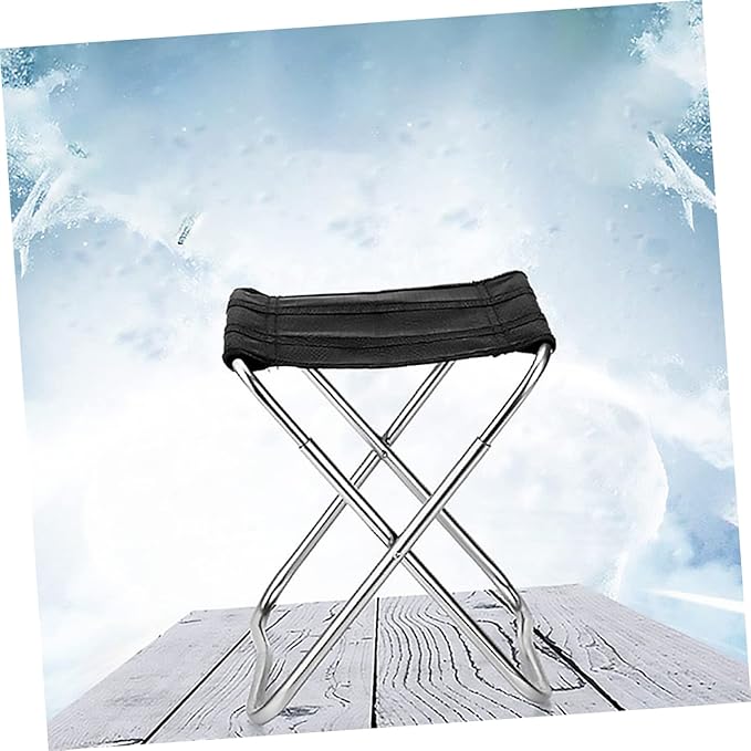 Zerodeko Folding Camp Stool Lightweight Sturdy Oxford Fishing Stool Portable Outdoor for Camping Hiking
