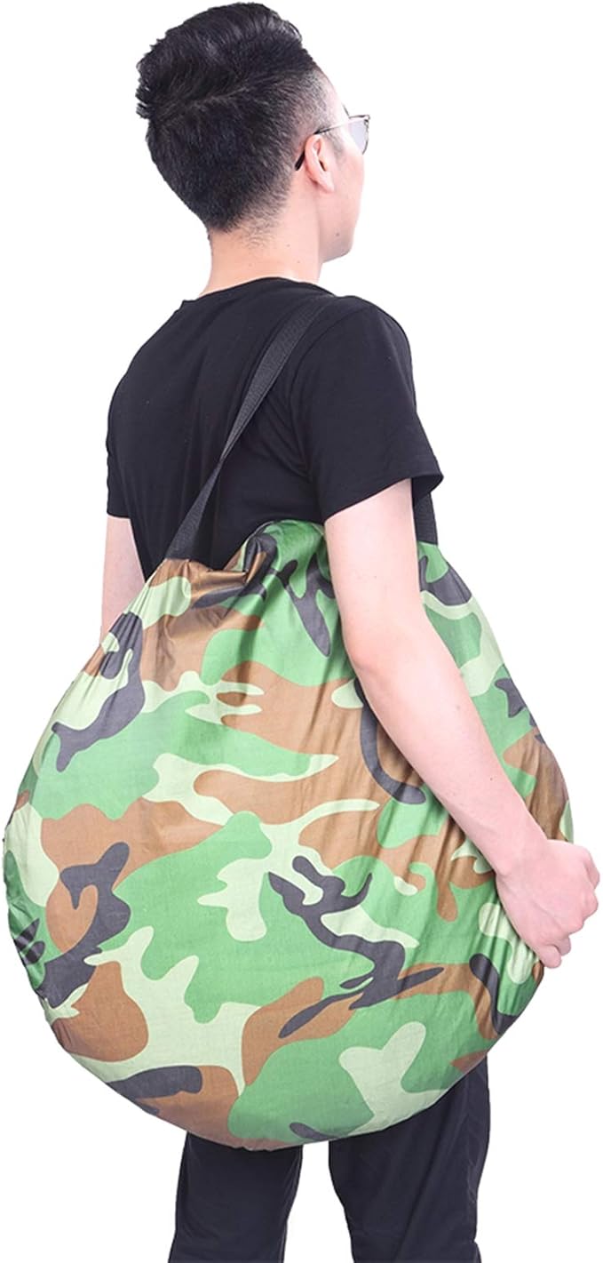 Portable Pop Up Privacy Shower TentInstant Portable Outdoor Rain Shelter with Carry BagCamp Toilet for Hiking &amp BeachLightweight &amp SturdyEasy Set Up (Camouflage)