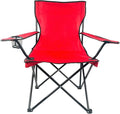 E-Z Living Folding Portable Outdoor Camping Chair[Large] (Red)