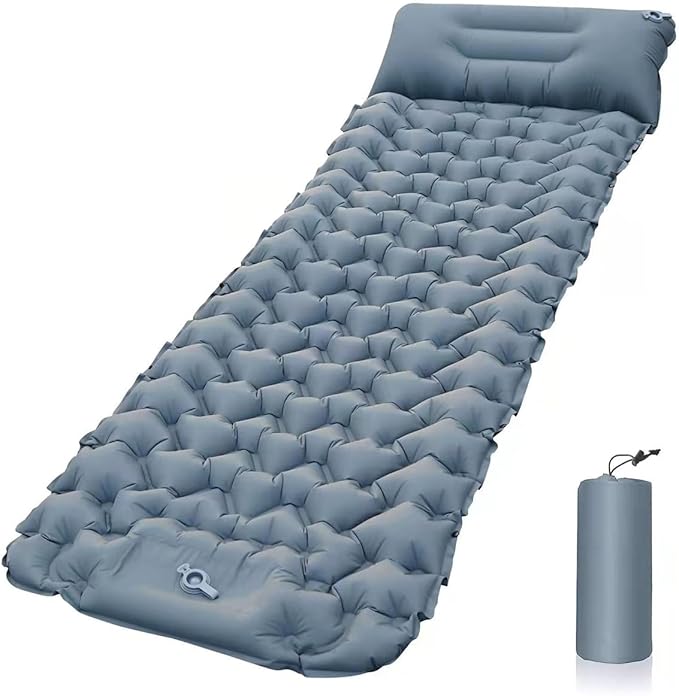 Thickened Inflatable Camping Mattress for Audi TTS 2010-2025 Coupe/Roadster 4-Seater Portable Air Bed for Camping Hiking and Outdoor TravelGrey