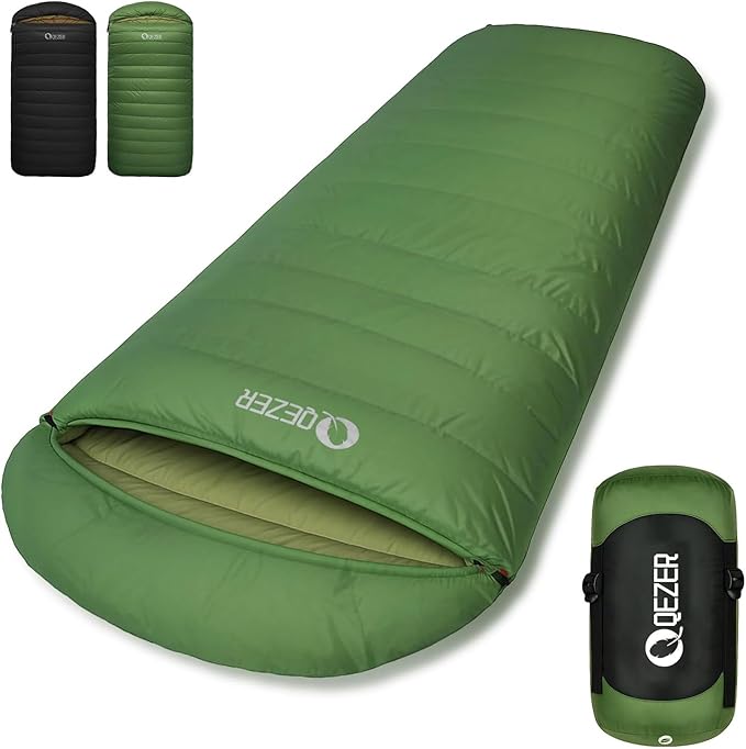 XL Sleeping Bag-600 Fill Power Down Sleeping Bag for Adults Ultralight Ideal for Backpacking Camping Hiking