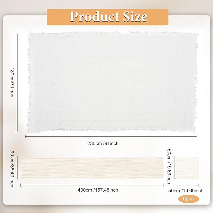 Boho Picnic Blanket Set 91 x 71 Woven Cotton Picnic Blanket with Beige Table Runner and 6 Handmade Cloth Napkins Bohemian Outdoor Picnic Setup for Beach Camping Wedding Decor